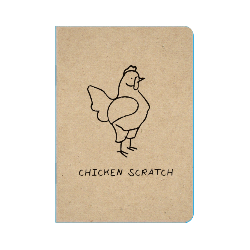 CHICKEN SCRATCH MINI-NOTEBOOK