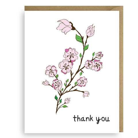 CHERRY BLOSSOM THANK YOU SET OF 6