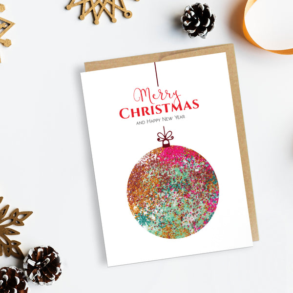 GLITTER ORNAMENT BOX SET