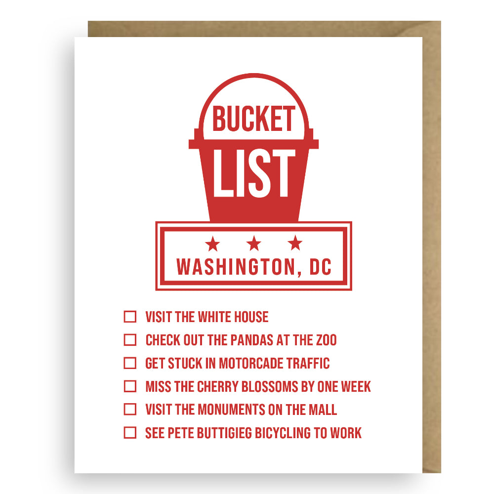 BUCKET LIST DC