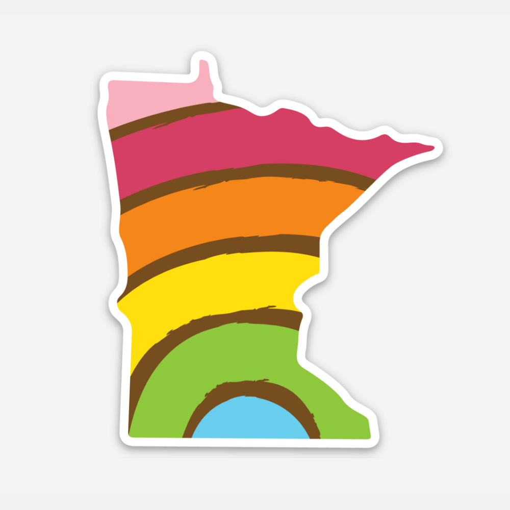 PRIDE STATE STICKER - MINNESOTA